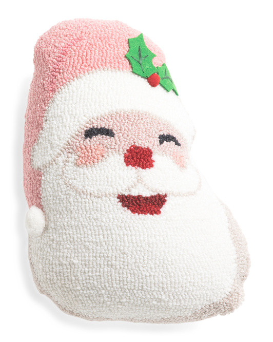 12x16 Shaped Santa Hook Pillow | TJ Maxx