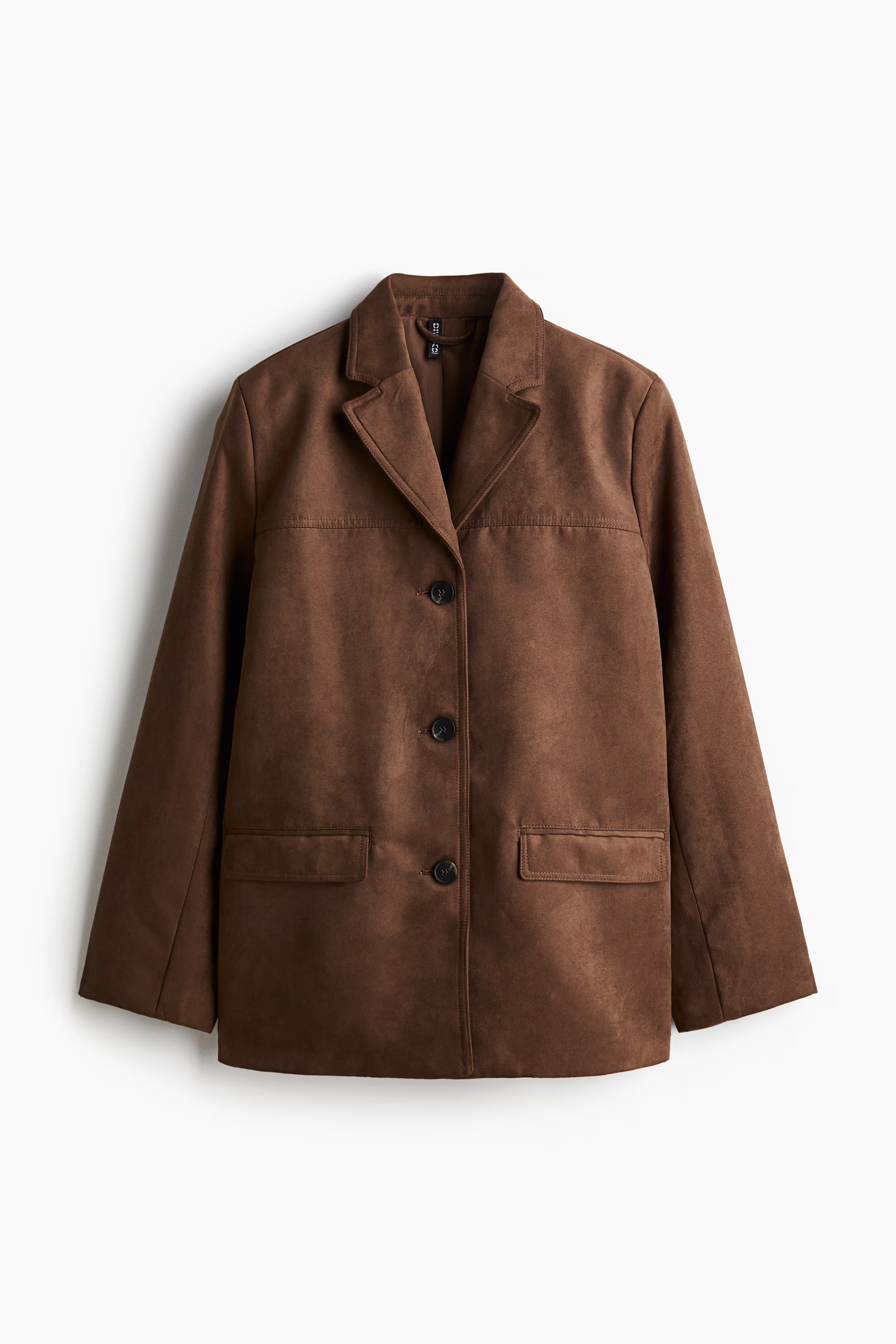 Single-Breasted Jacket - Brown - Ladies | H&M CA | H&M (US + CA)