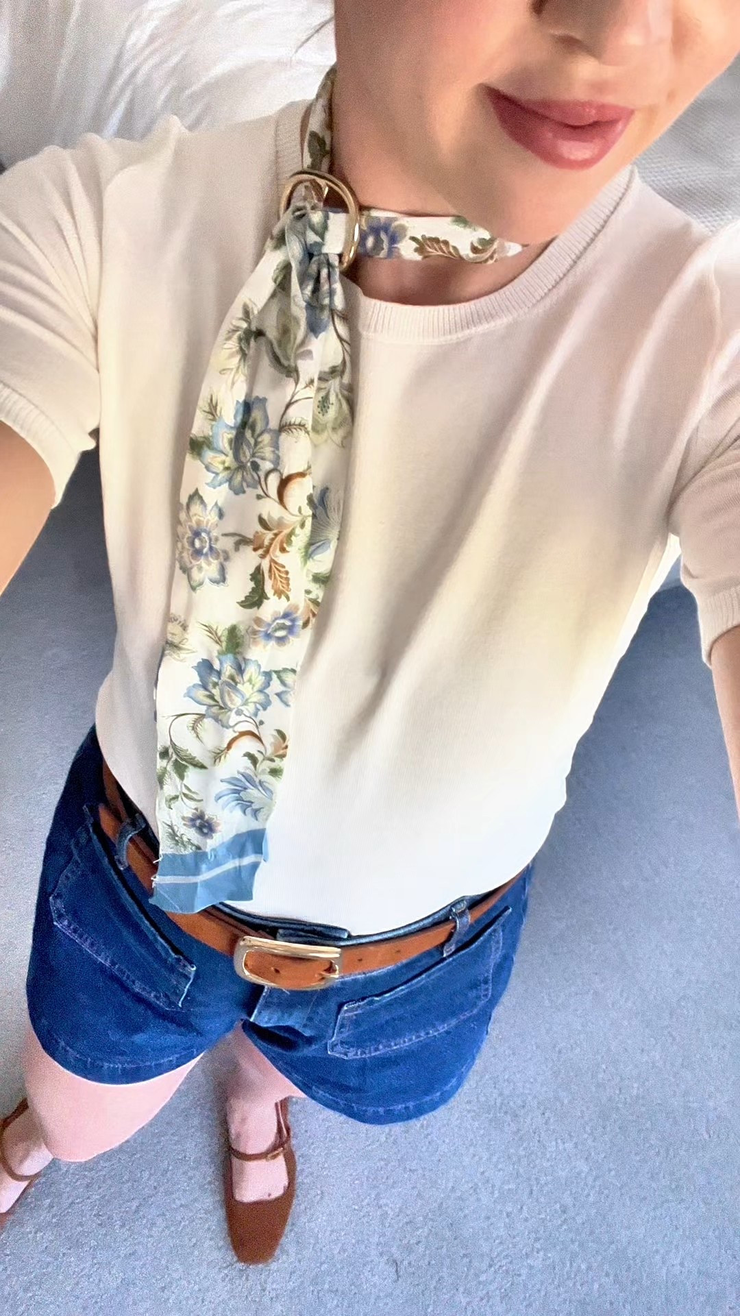 Early fall outfit! Paired a sweater tee with patch pocket shorts. 

Fall outfit, patch pocket shorts, early fall, denim, denim shorts, suede, petite outfit 

#LTKFindsUnder100 #LTKPetite #LTKSeasonal