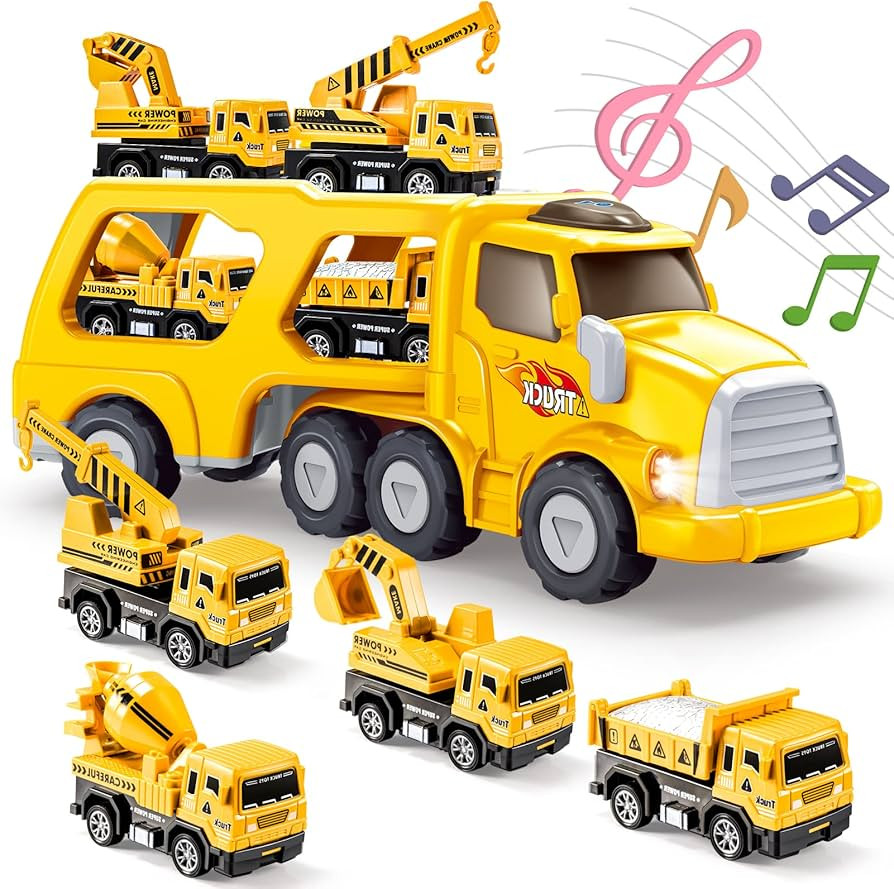 Toys for 1 2 3 4 5 6 Year Old Boys, Exssary Construction Toys for 2+ Year Old 2-8 Year Old Boy Gi... | Amazon (CA)