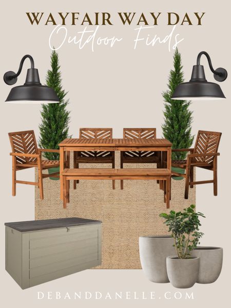 Update your patio space with these beautiful outdoor favorites from the Wayfair Way Day sale event. Plus, everything has free shipping in addition to the sale prices. #LTKxWayDay

#LTKsalealert #LTKSeasonal #LTKhome