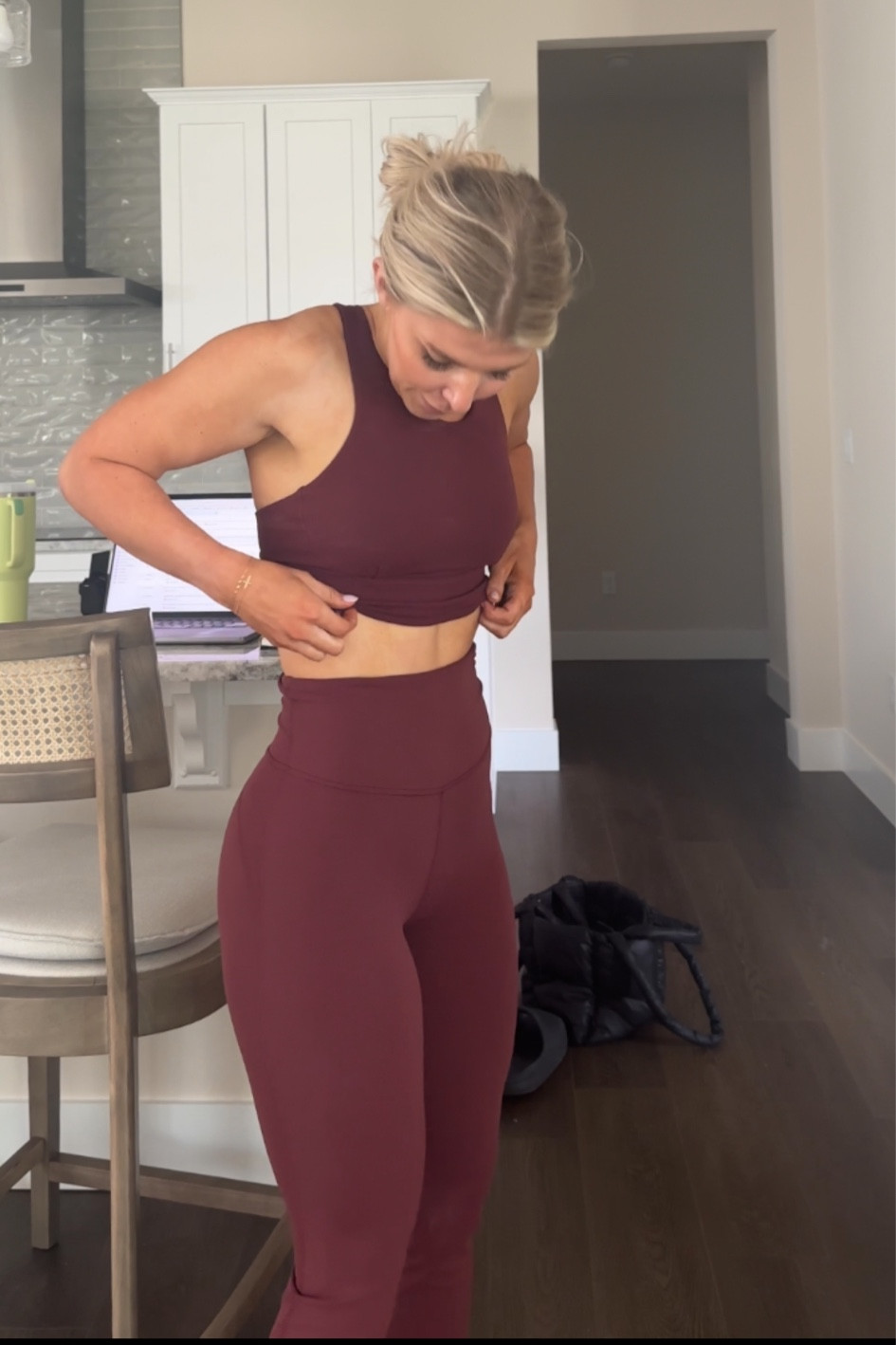 Pants size 2 - TTS 
Longline bra - size 6 