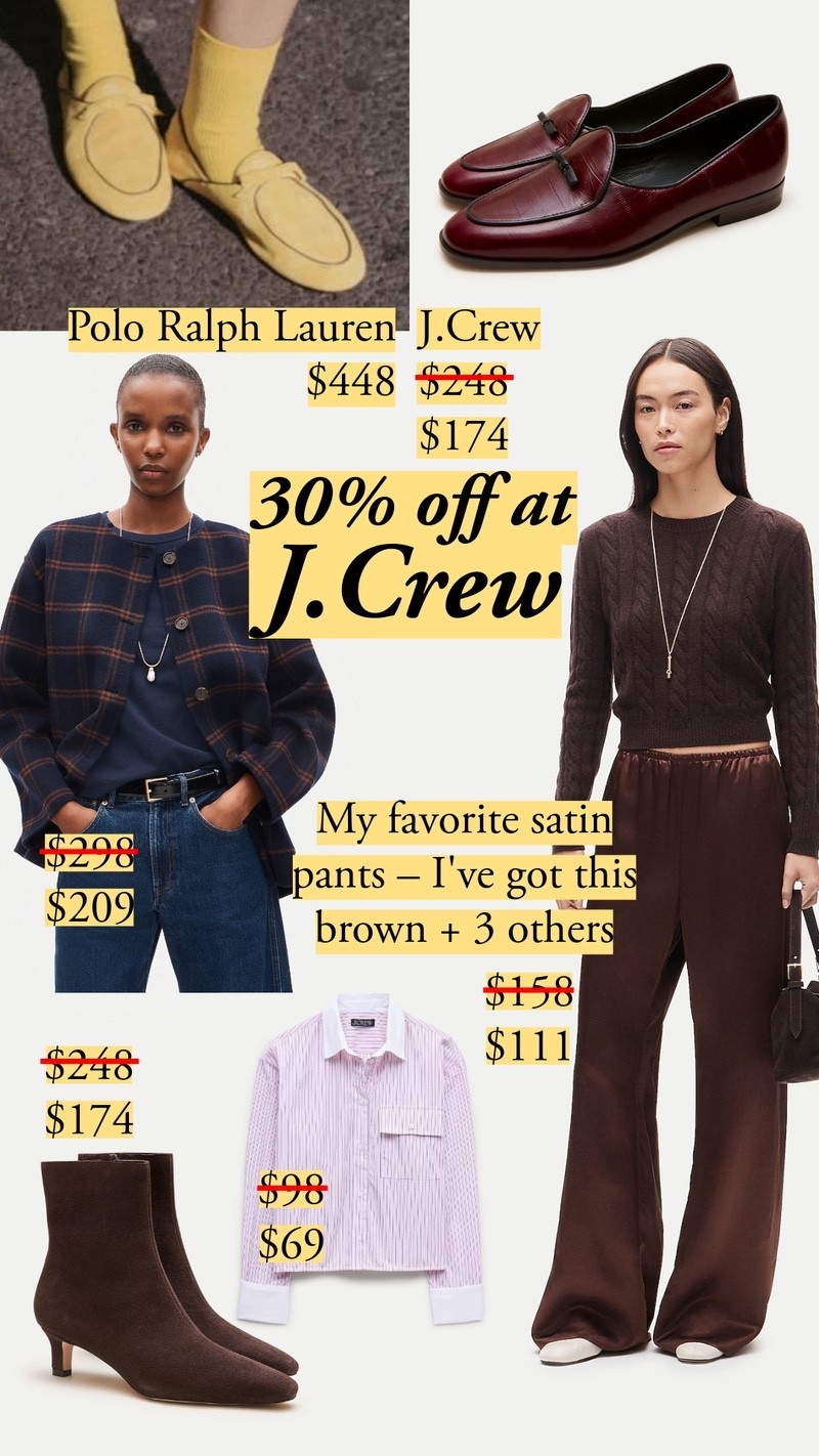 30% off through 10/12 for J.Crew loyalty members - free to sign up and no fees