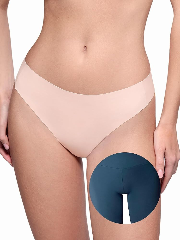 LUCKMEEY Camel Toe Cover Thongs for Women Camel Toe Concealer Panties Seamless G-String Thongs Ca... | Amazon (US)