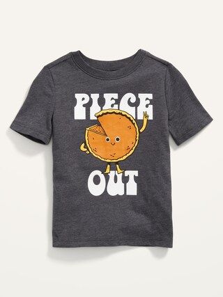 Unisex Short-Sleeve Thanksgiving-Graphic T-Shirt for Toddler | Old Navy (US)