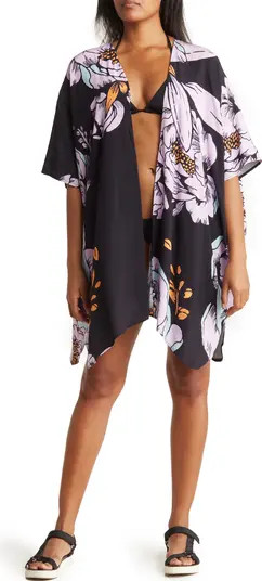 Maaji Purple Queen Dreaming Cover-Up Ruana | Nordstromrack | Nordstrom Rack