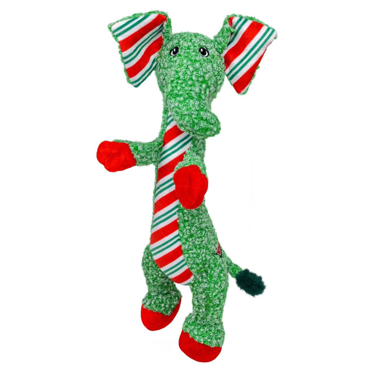 KONG Holiday Shakers Luvs Elephant Animal Dog Toy - Green | Target