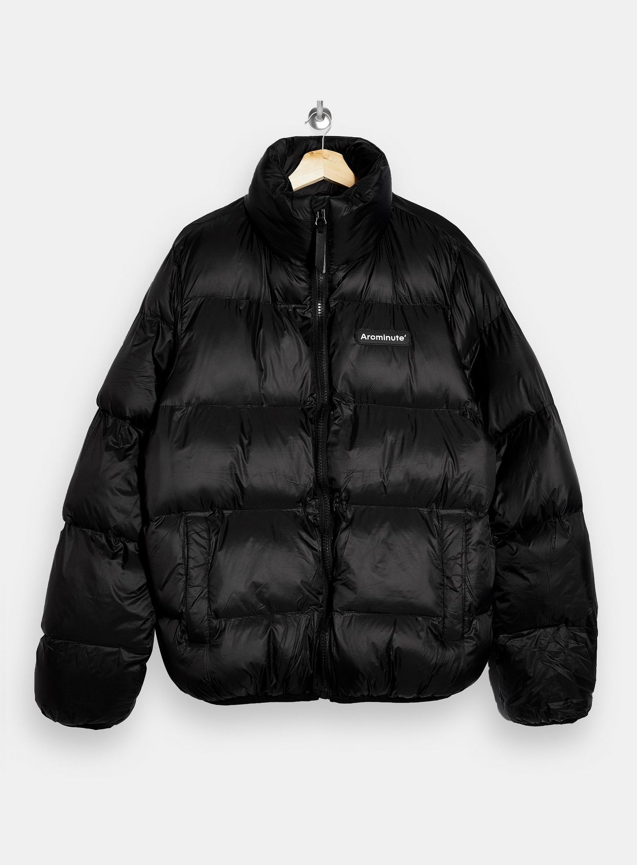 ARCMINUTE Black Puffer Jacket* | Topman US