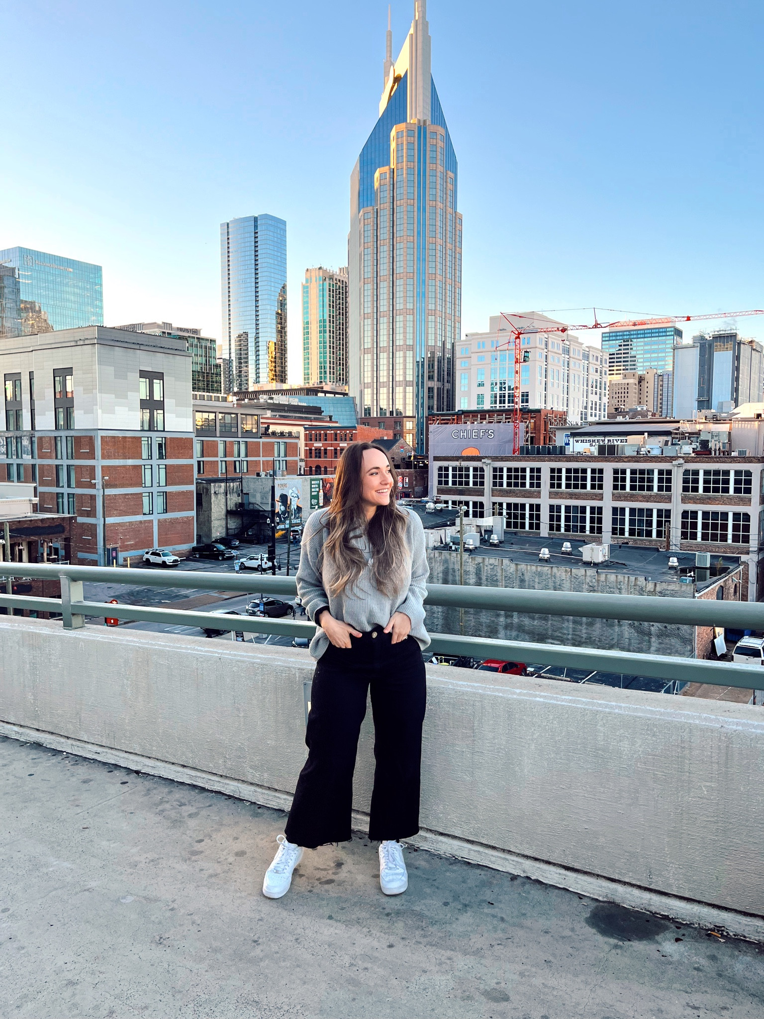 Grey fall sweater