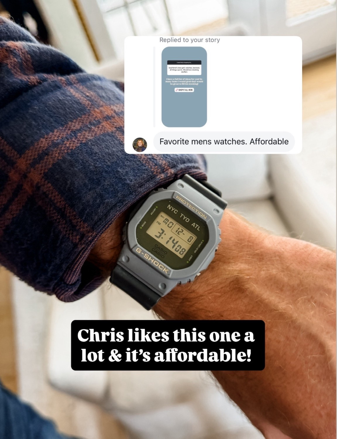 One of Chris’s favorite watches! It would make such a great gift for him! 

Loverly Grey, gift idea for me, Casio watch 

#LTKMens #LTKGiftGuide #LTKHoliday
