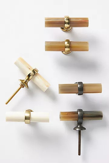 Antler Melody Toggle Knobs, Set of 2 | Anthropologie (US)