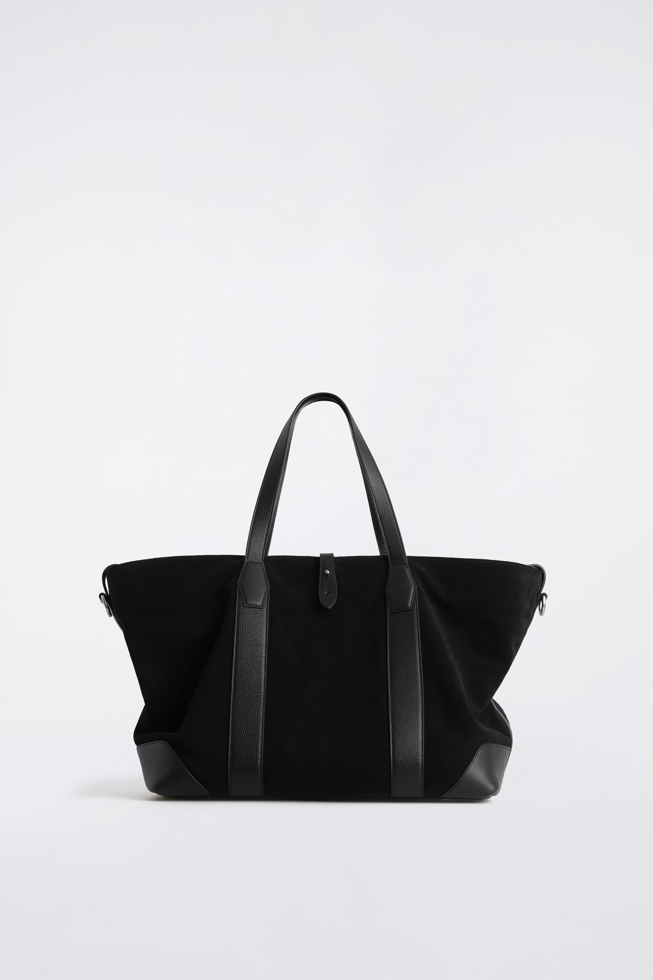 WEEKENDER TOTE BAG - SUEDE - BLACK | COS US | COS (US)