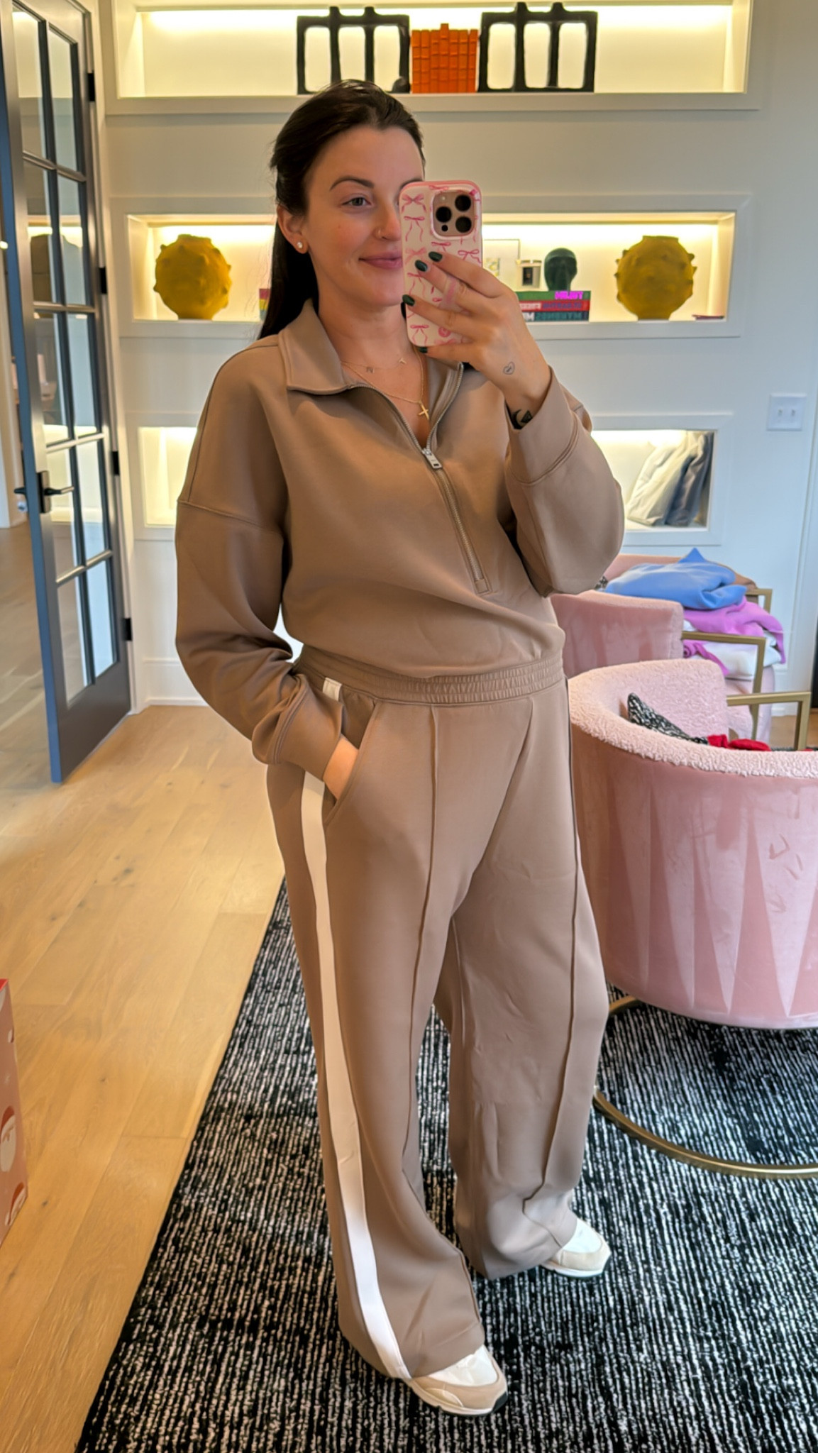 This YPB jumpsuit looks a little goofy over my bump, but it’s super comfy and almost half off at Abercrombie with “TIA15” 

#LTKCyberWeek #LTKActive #LTKBump