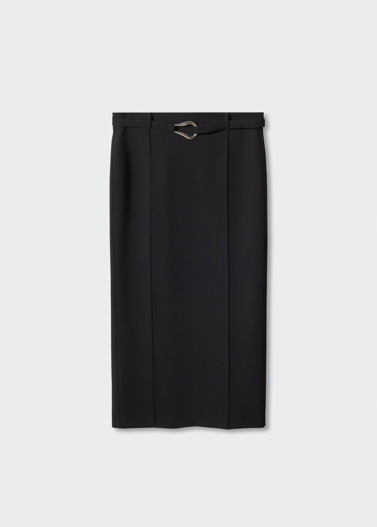 Belted slit skirt | MANGO (US)