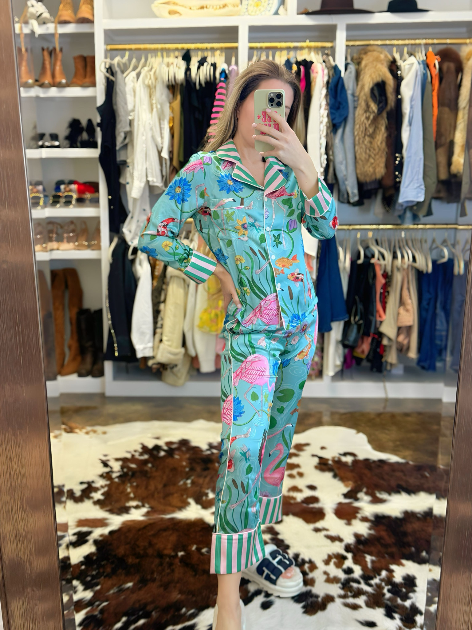 Matching pajamas always make me feel a little more 🔥 than when I wear my baggy tees - Uggs for the win as well 

Slipper, pjs, women’s, style, travel, vacay, gifts for her, birthday gift, mother in law gifts 

#LTKhome #LTKGiftGuide #LTKSeasonal