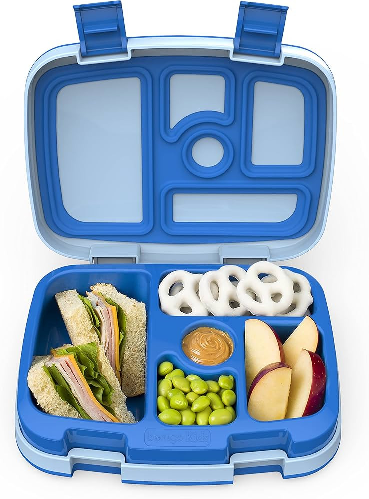 Bentgo® Kids Bento-Style 5-Compartment Lunch Box - Ideal Portion Sizes for Ages 3 to 7 - Leak-Pr... | Amazon (US)