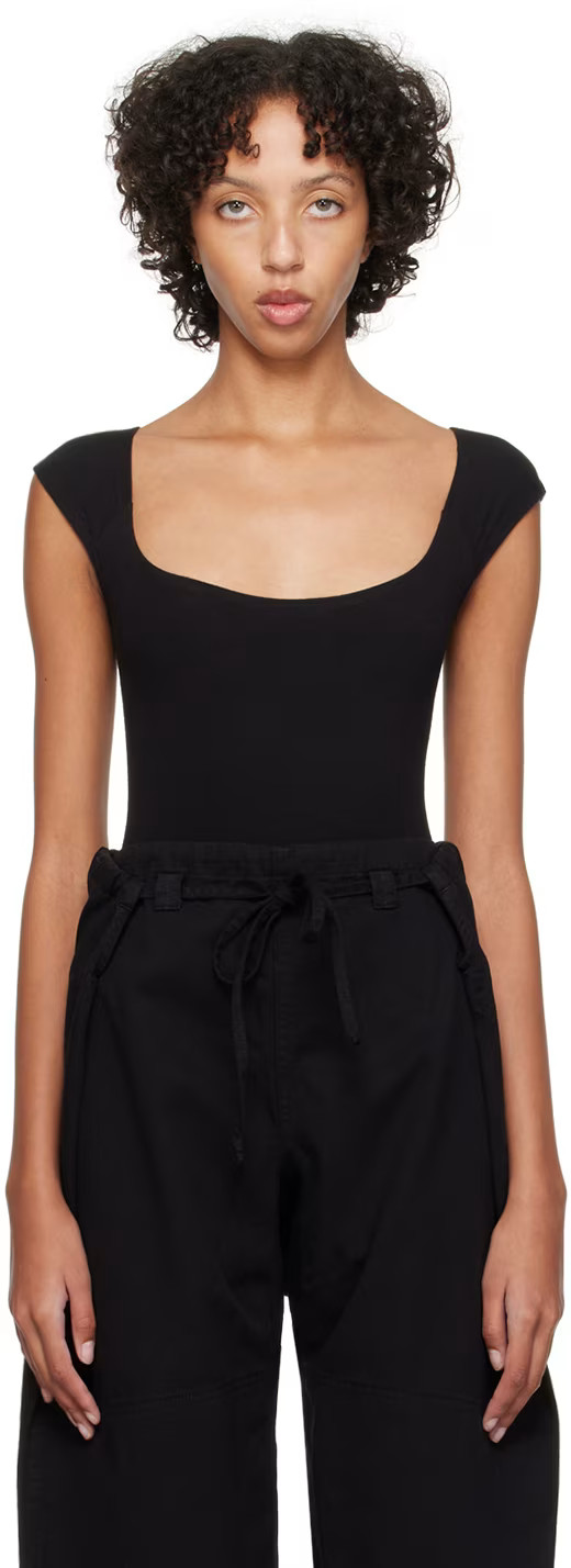 Black 'El Tigre' Bodysuit | SSENSE