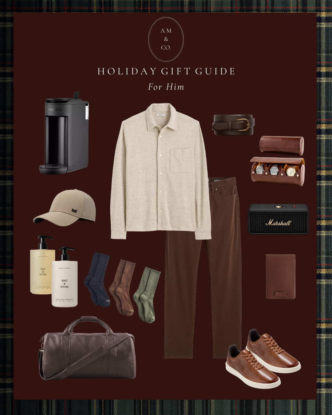 Holiday Gift Guide For Him

#giftguide #giftguideforhim #giftideas #giftsformen #christmasgifts 

 #LTKCyberWeek #LTKGiftGuide #LTKHoliday
