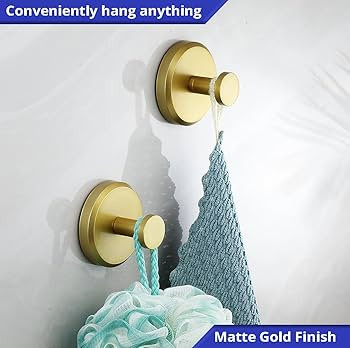 HOME SO Suction Cup Hooks for Shower, Bathroom, Kitchen, Glass Door, Mirror, Tile – Loofah, Tow... | Amazon (US)