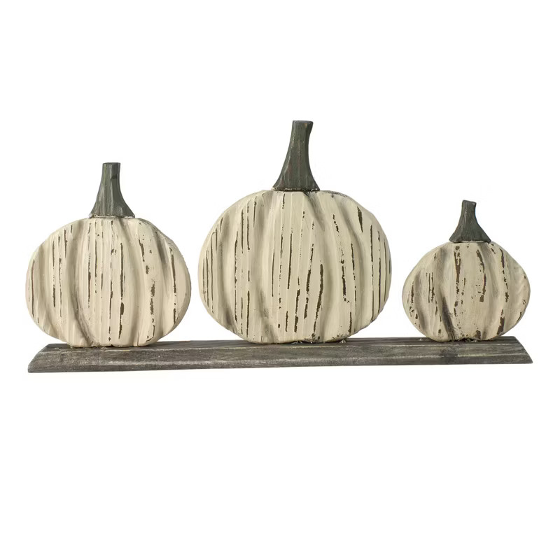 Northlight 16.5" Three Little Pumpkins Fall Harvest Decoration | Target