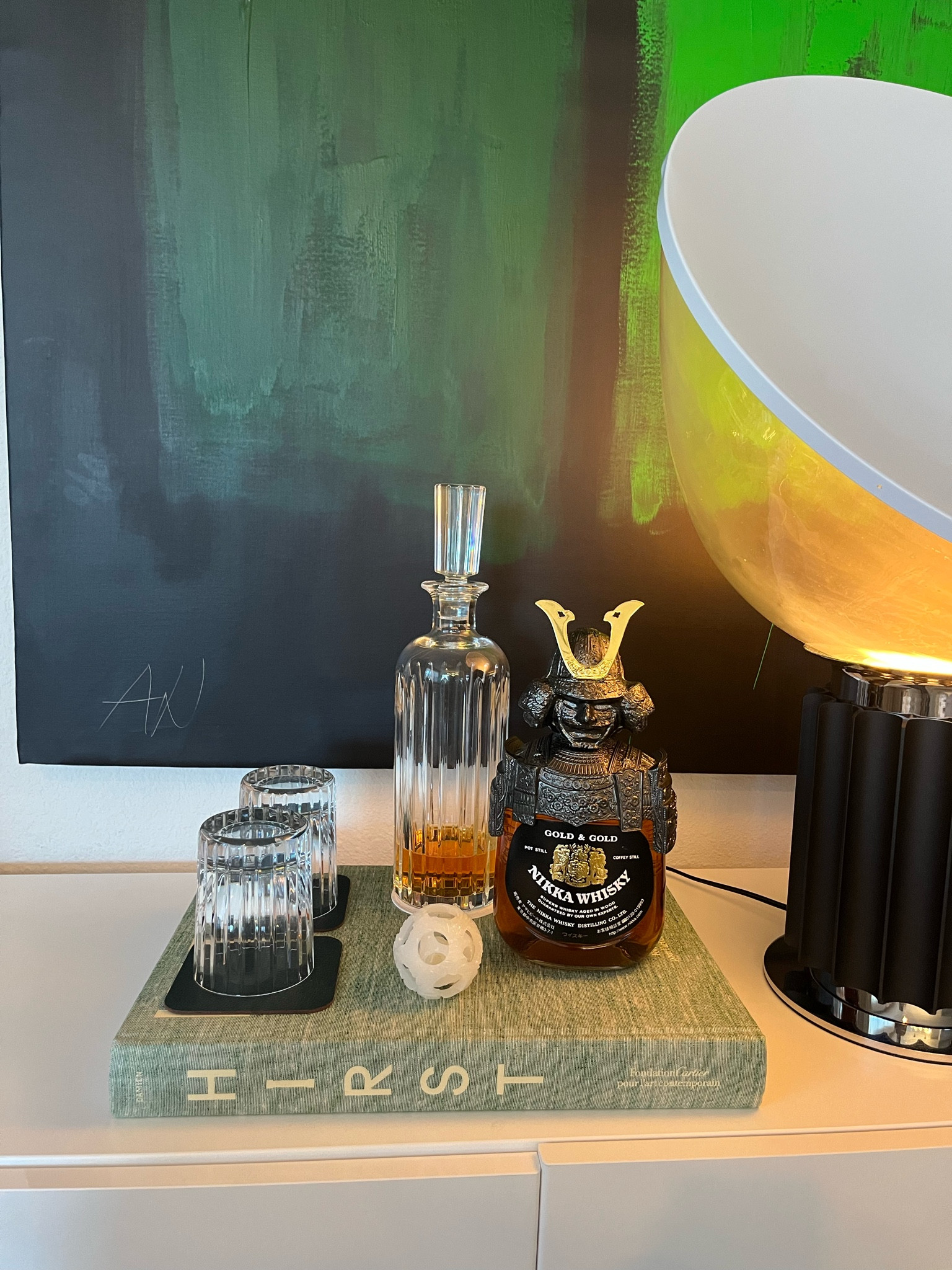 Small whiskey bar/corner at home

#LTKhome