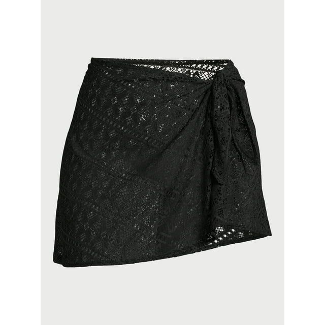 Time and Tru Women's and Women's Plus Crochet Skirt Bottom, Sizes S/M-1X/2X | Walmart (US)