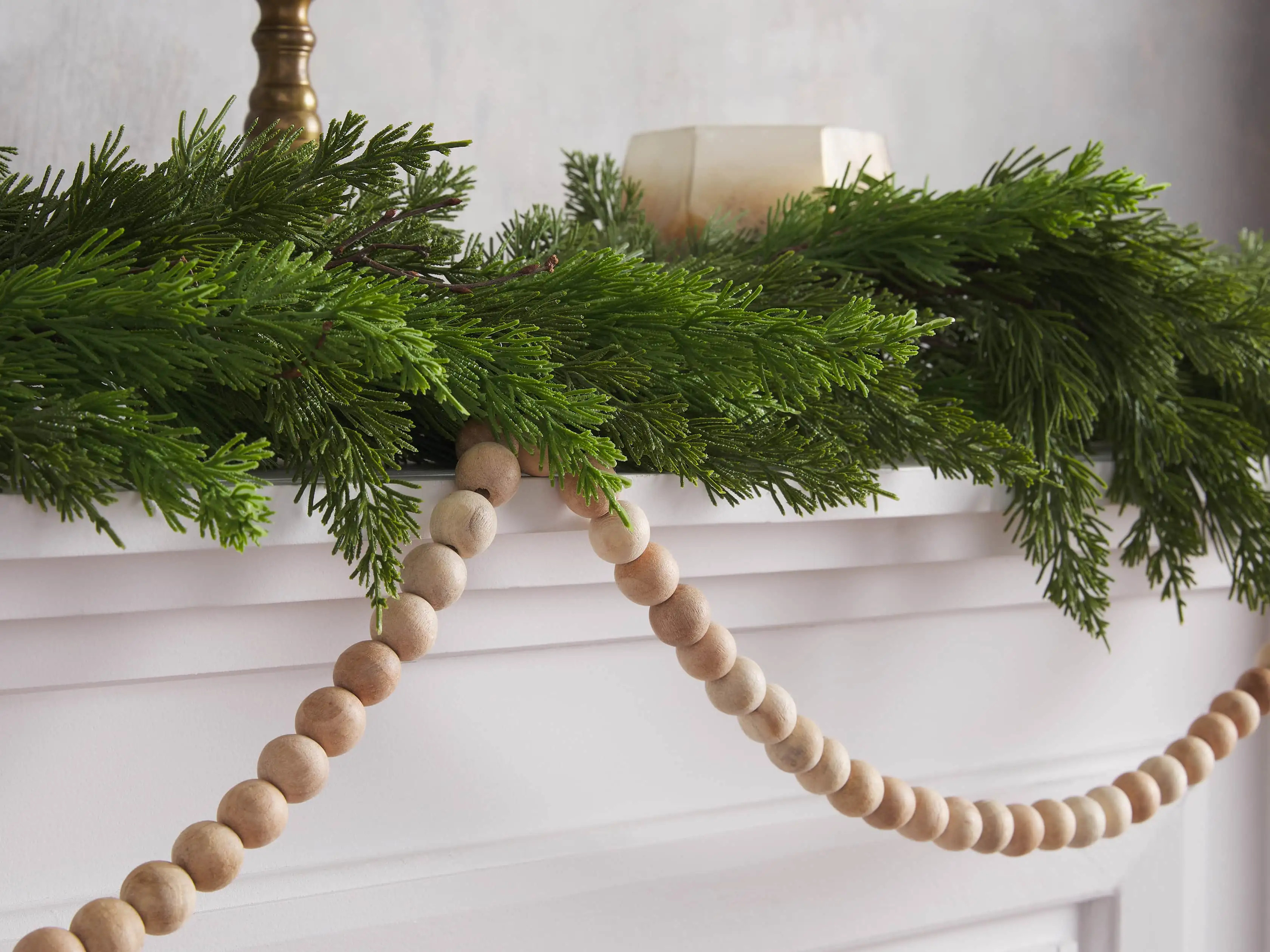 Wooden Tasseled Garland | Arhaus