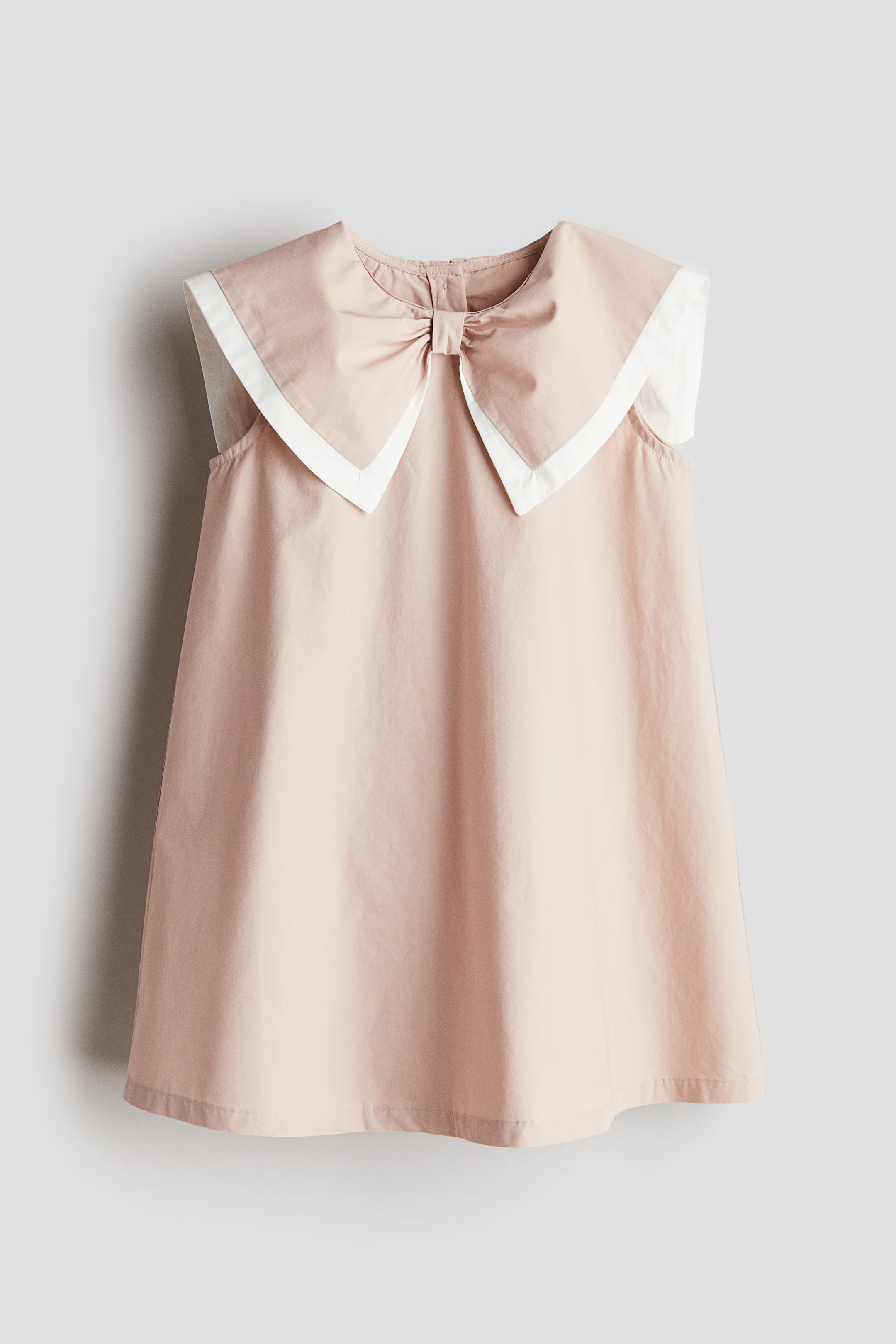 Cotton Poplin Dress with Sailor Collar | H&M (US + CA)