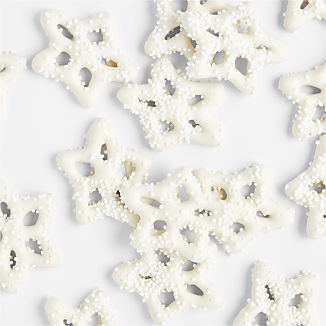 White Snowflake Pretzels + Reviews | Crate & Barrel | Crate & Barrel