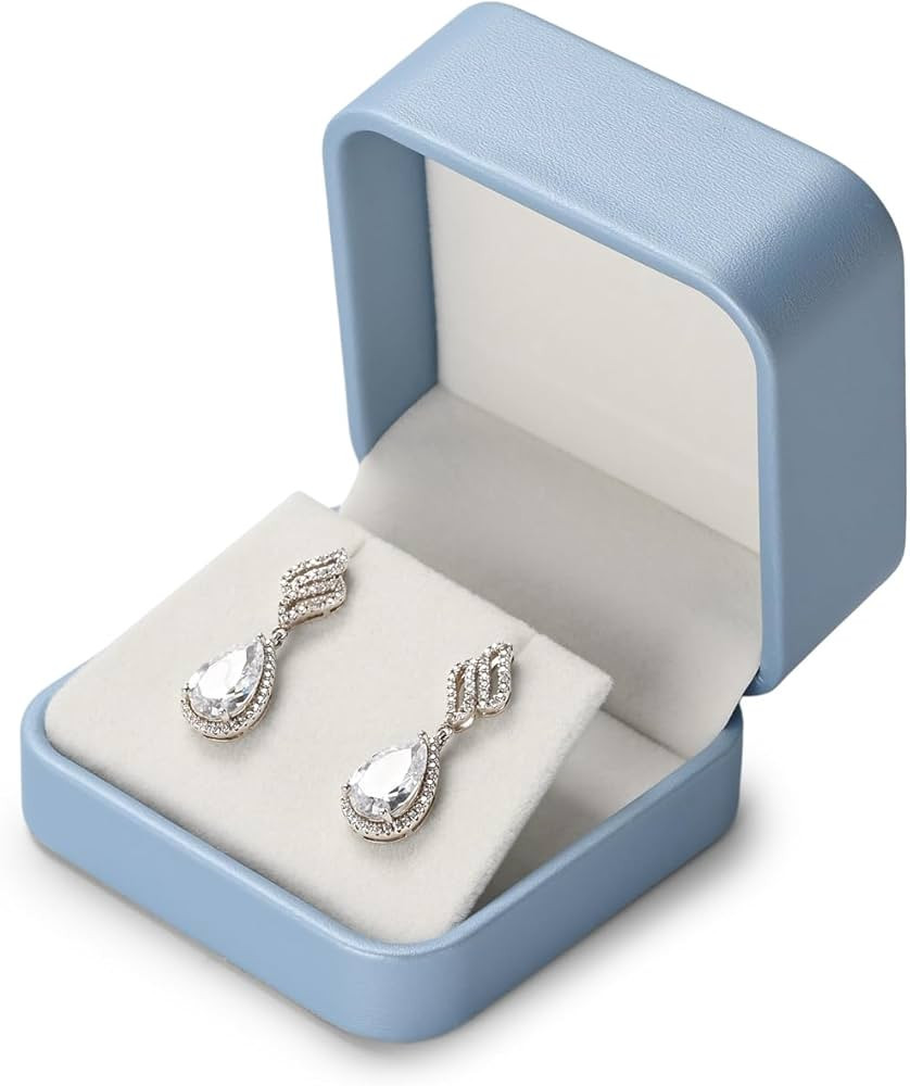 Oirlv Luxury Leather Earring Case Jewelry Box For Earrings Premium Jewelry Box Luxury Gift Case(S... | Amazon (US)