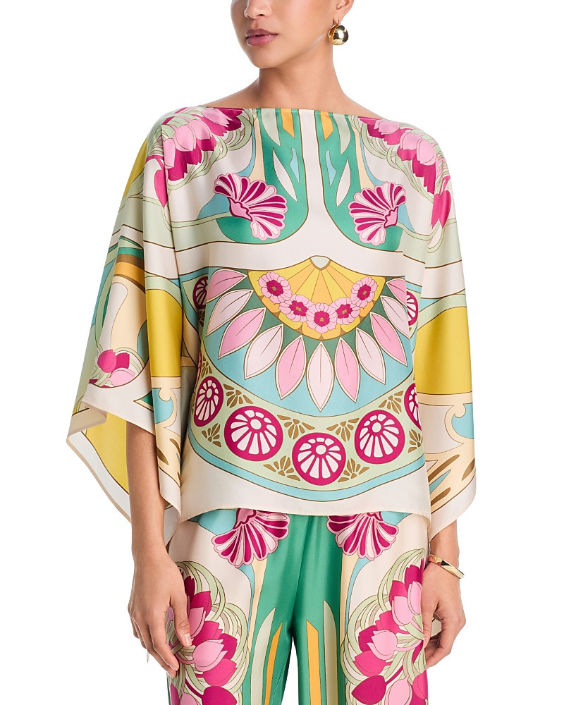 La DoubleJ Silk Foulard Top | Bloomingdale's (US)