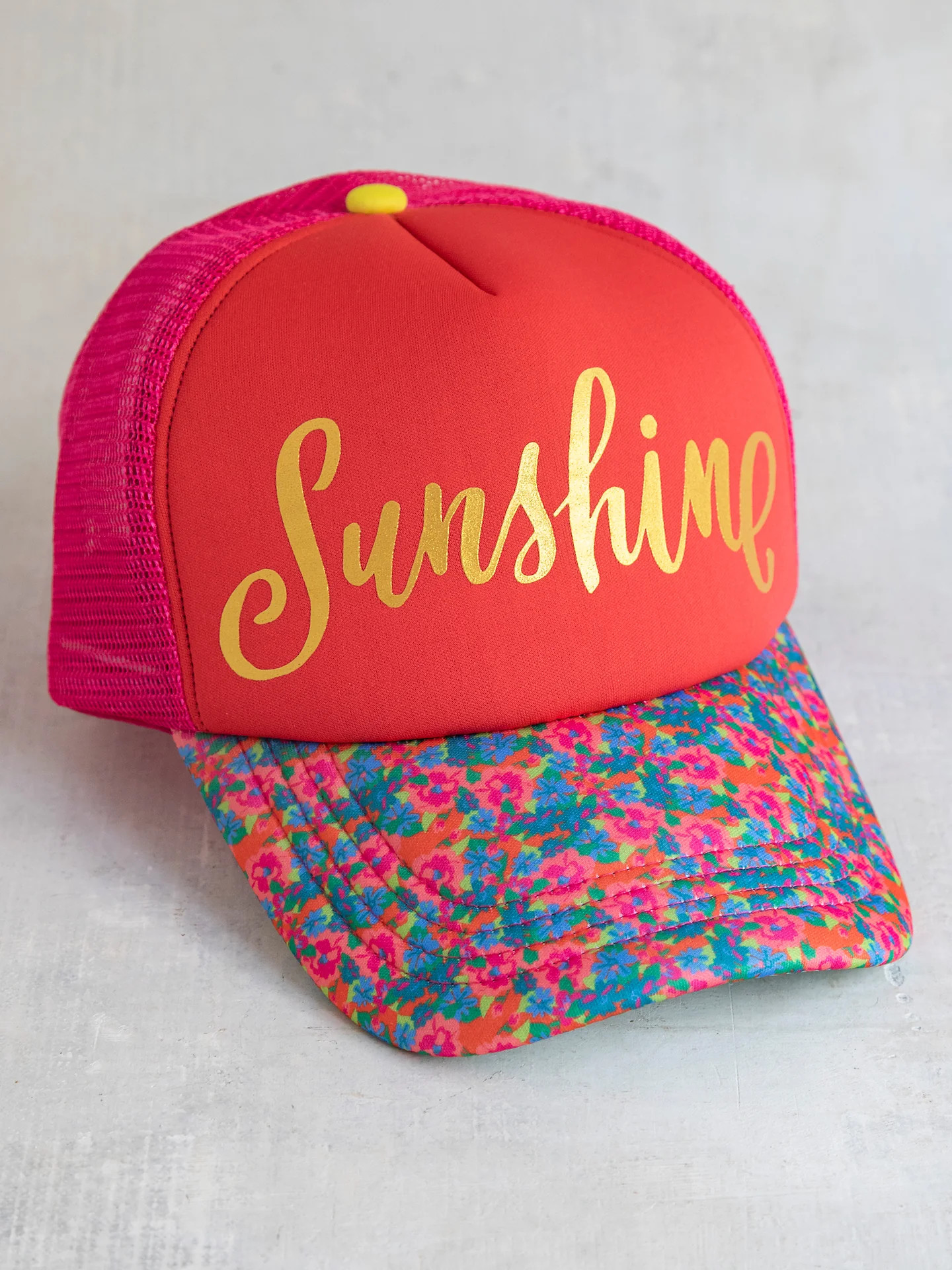 Adjustable Trucker Hat - Sunshine | Natural Life