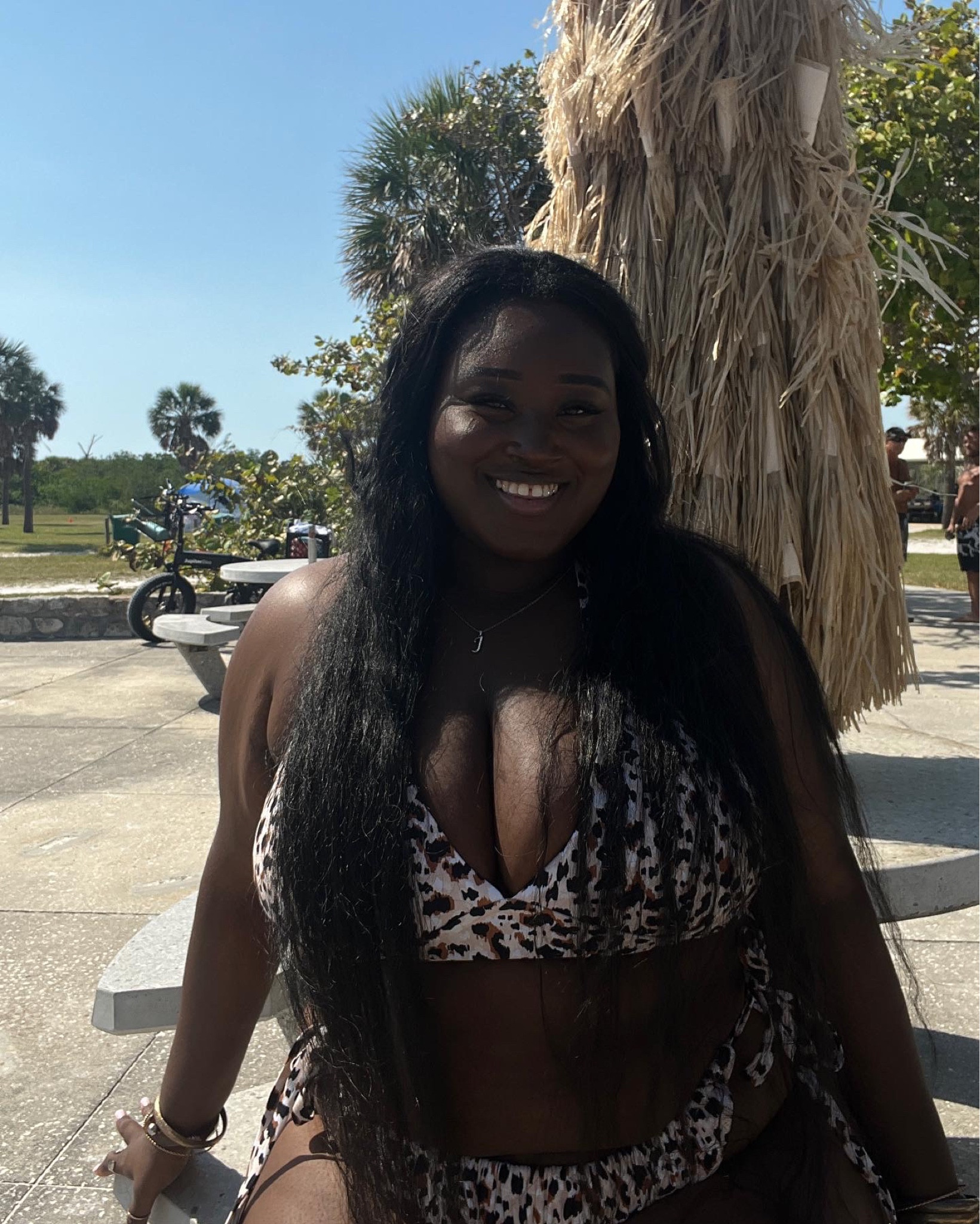 Best fitting target kini yet I LOVE IT YALL ( tits secured ✅) 

#plussize #bikini #swimwear #plusswim

#LTKplussize #LTKswim