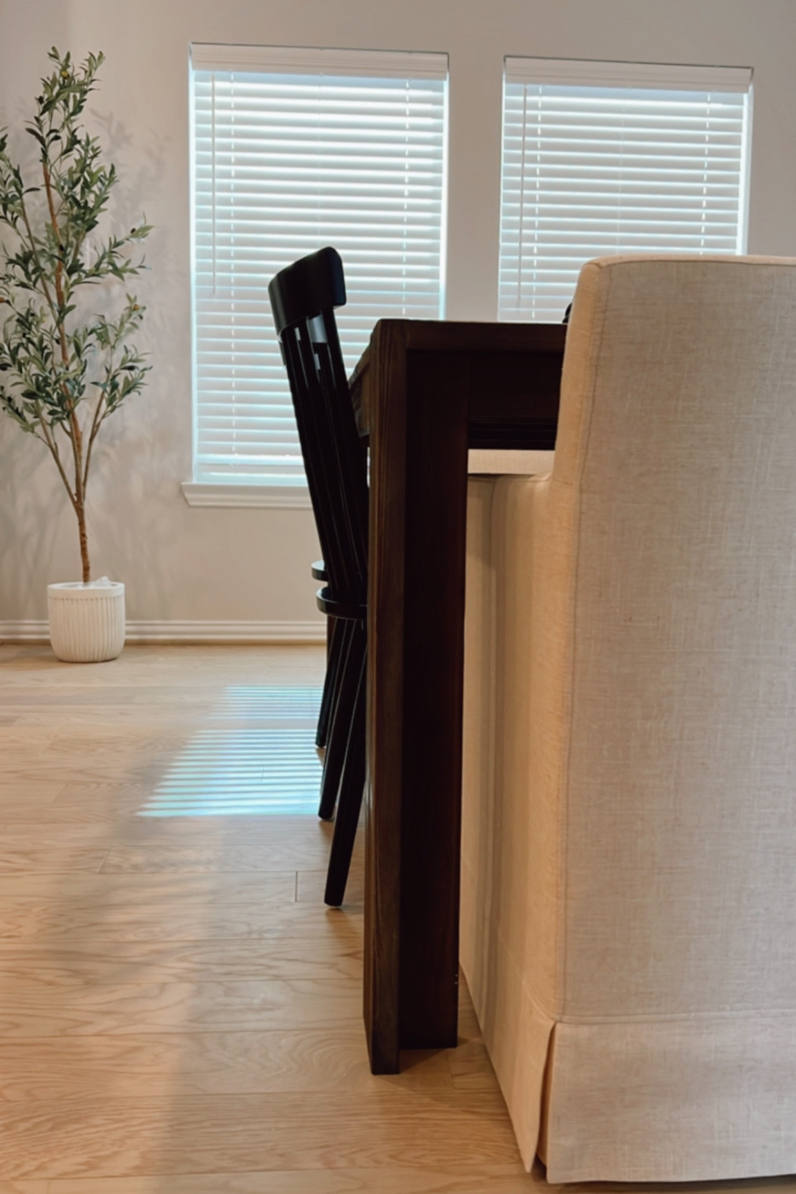 Dining room furniture, faux tree, dining chairs, dining table, wooden table

#LTKFind #LTKhome #LTKsalealert