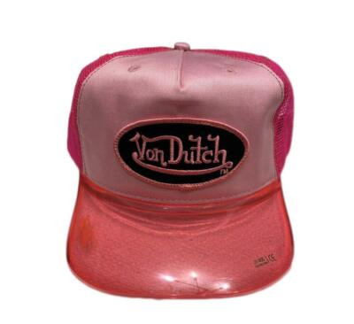 VON DUTCH UV 400 MAGIC VISOR CANVAS HAT PINK VISOR RARE BASEBALL CAP VINTAGE | eBay US
