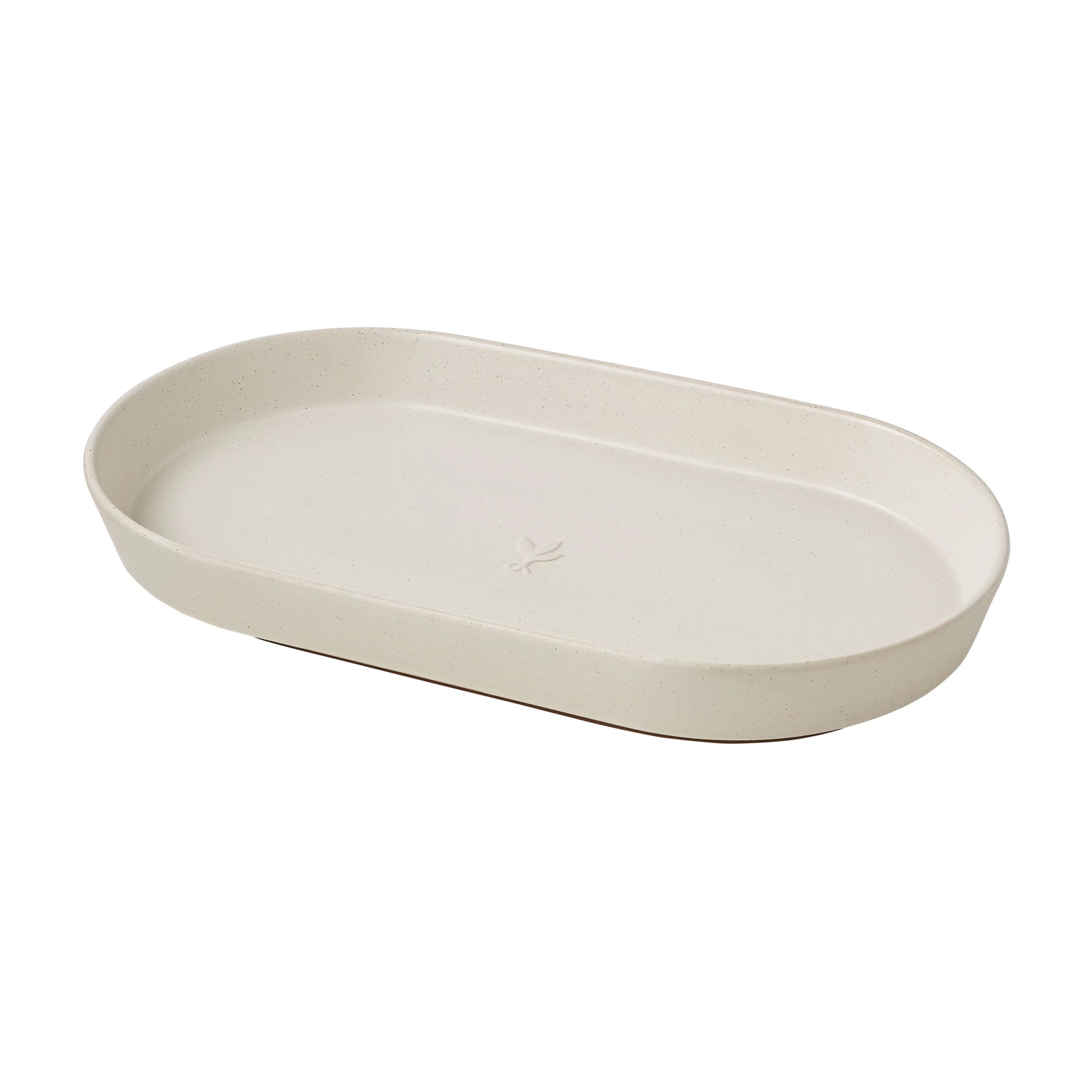 Better Homes & Gardens Cream Large Oval Serve Tray by Dave and Jenny Marrs - Walmart.com | Walmart (US)