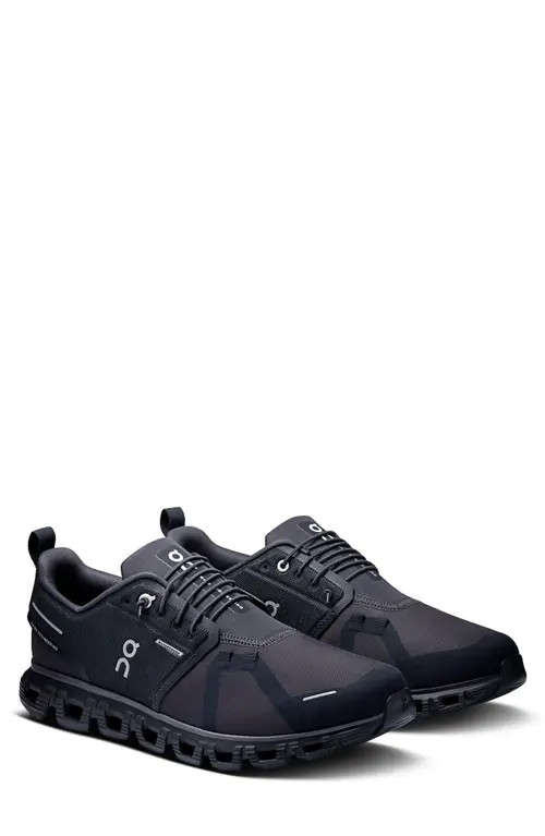 On Cloud 6 Waterproof Sneaker in Black/black at Nordstrom, Size 12.5 | Nordstrom