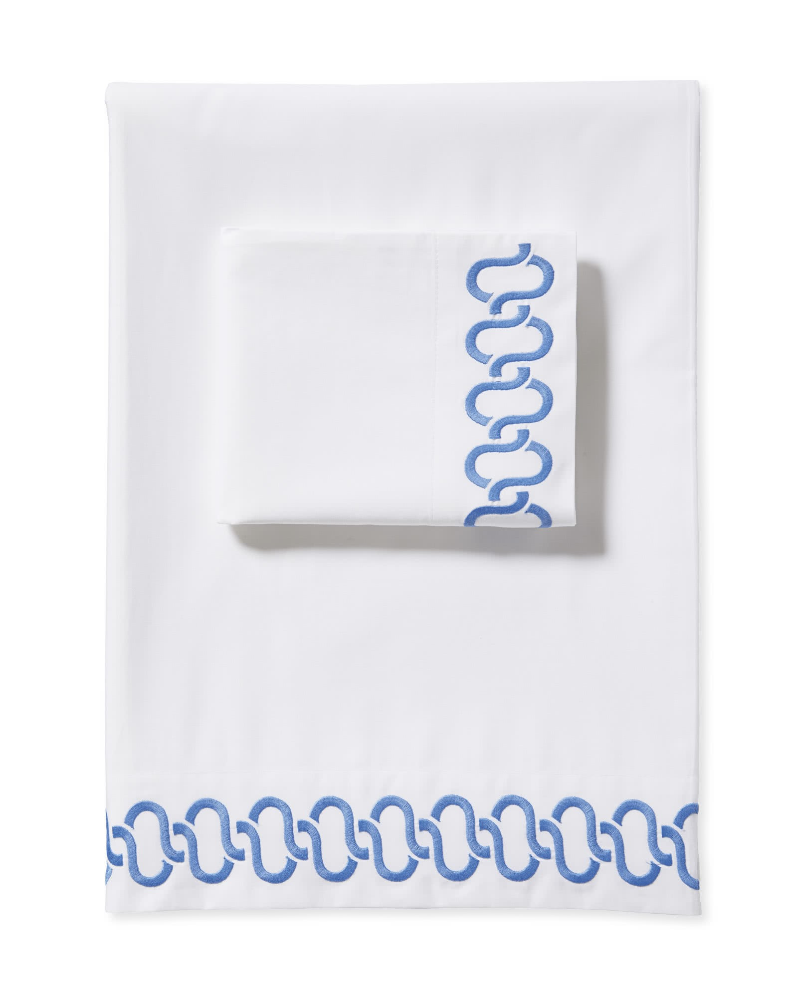 Savoy Embroidered Sheet Set | Serena and Lily