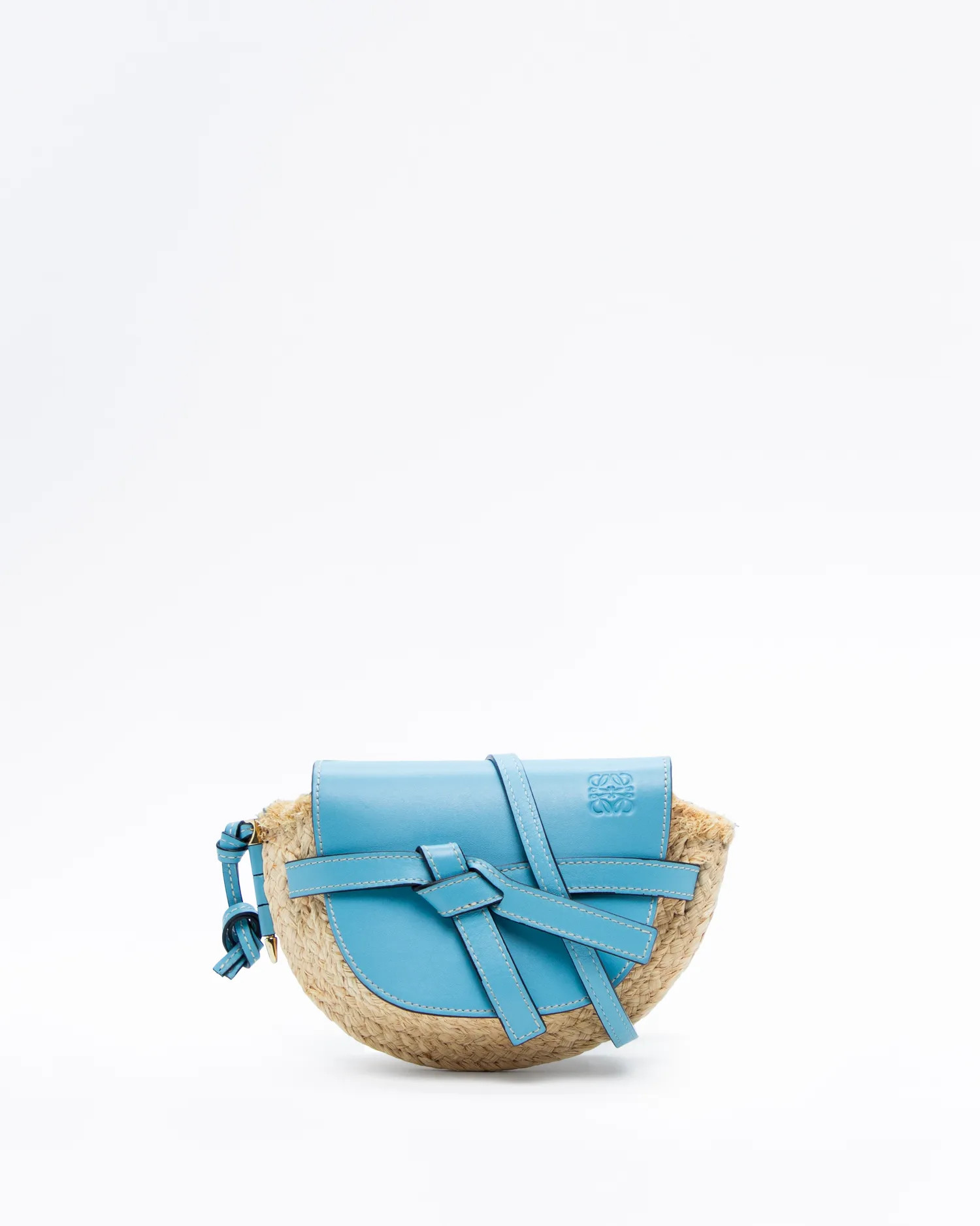 Raffia Mini Gate Bag | Vivrelle