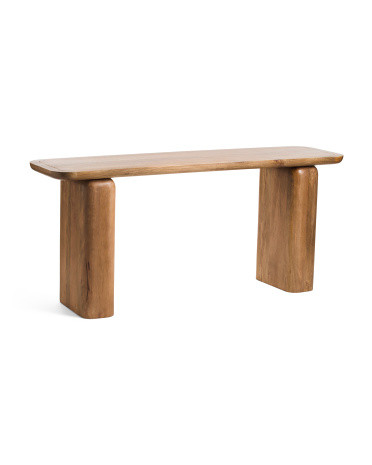68in Solid Mango Wood Chloe Console Table | Marshalls