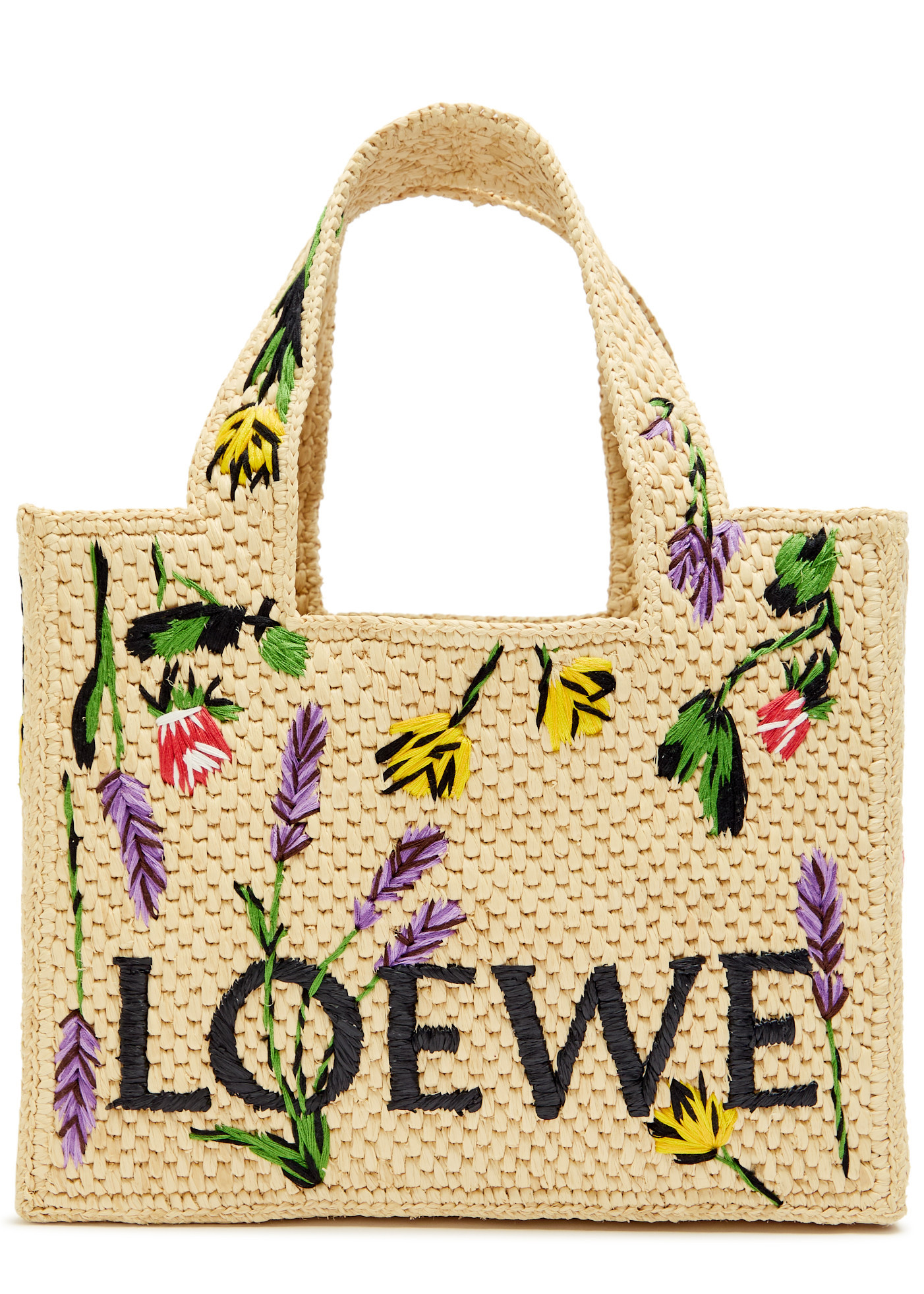 LOEWE FONT TOTE S FLOWERS_37260_NATL | Harvey Nichols