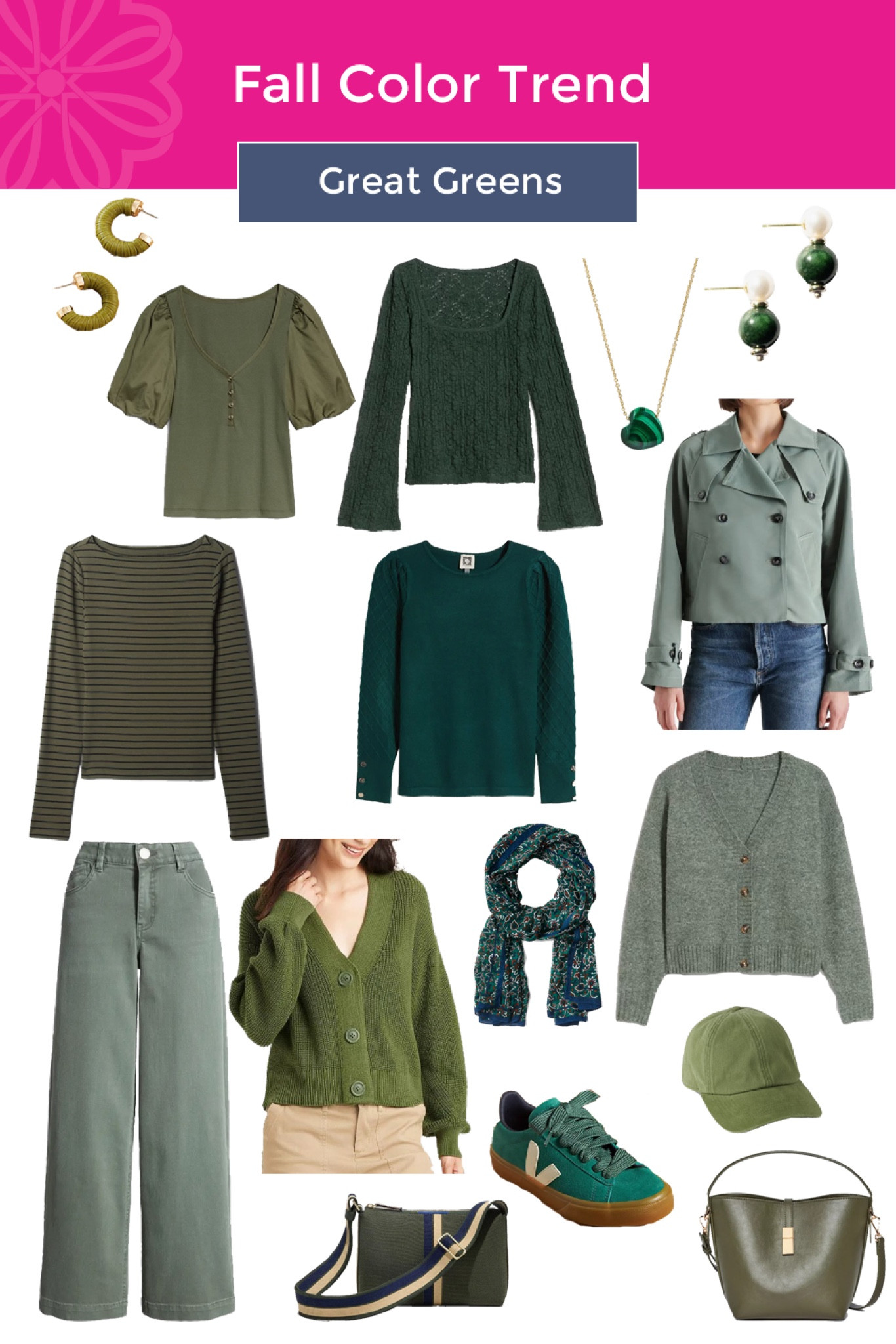 Fall Color Trend 💚 GREEN 
This fall add something green to your wardrobe!

#LTKStyleTip #LTKSeasonal