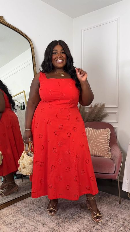 This eyelet dress has to be one of my favorite Walmart finds this season — plus it’s still available in white and this gorgina bold red 💃🏾❤️

Wearing an XXL, regular bra and shapewear 

Plus Size Walmart Fashion, Eyelet Dresses, Plus Size Sun Dress Season, White Dress, Graduation Dresses, Summer Vacation Outfit 



#LTKSaleAlert #LTKFindsUnder50 #LTKPlusSize