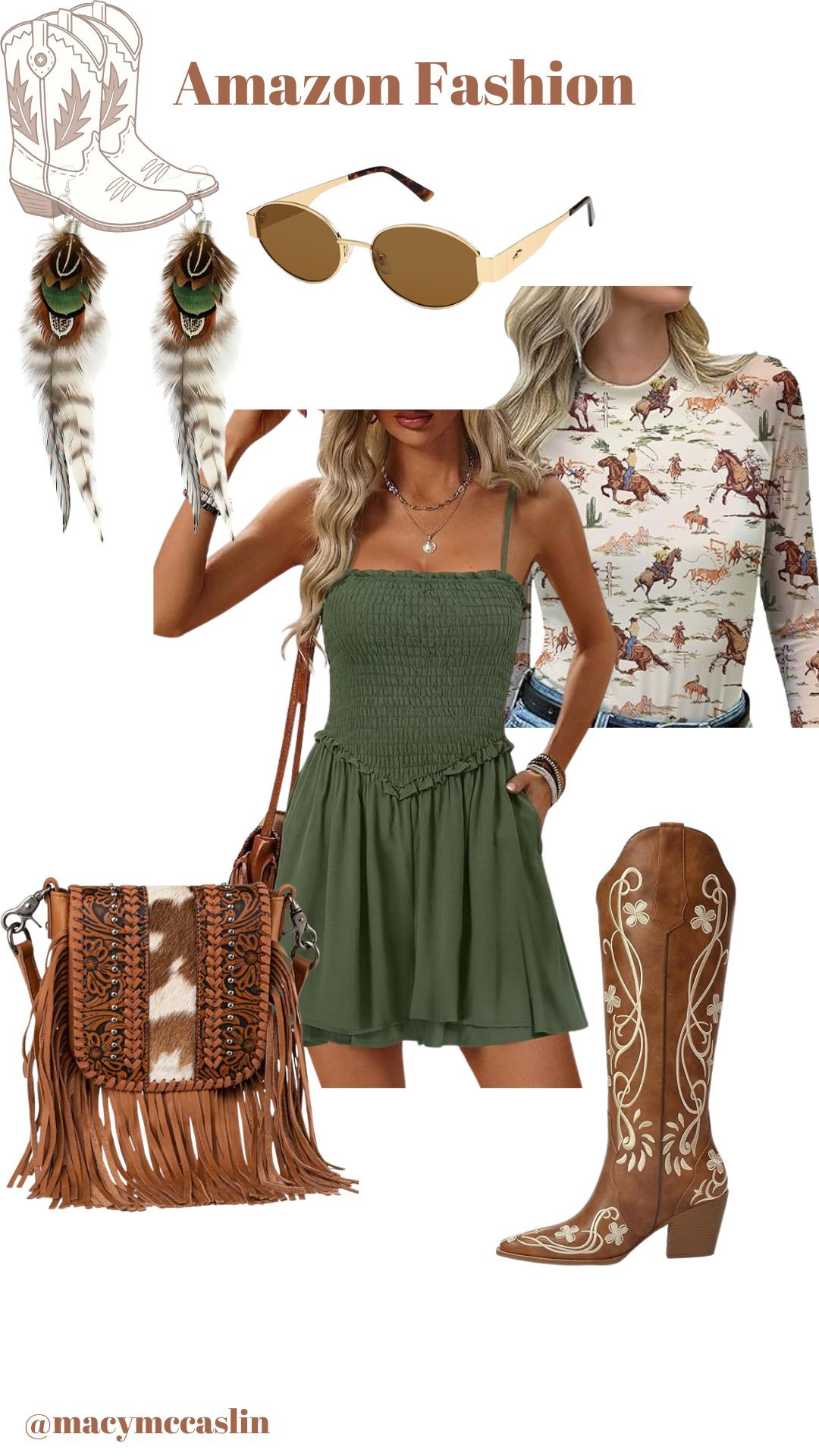 Check out these trendy western-inspired finds on Amazon! Perfect for a stylish, comfy look. 🌵🤠 #westernchic 

 #LTKootd #LTKSeasonal #LTKSaleAlert