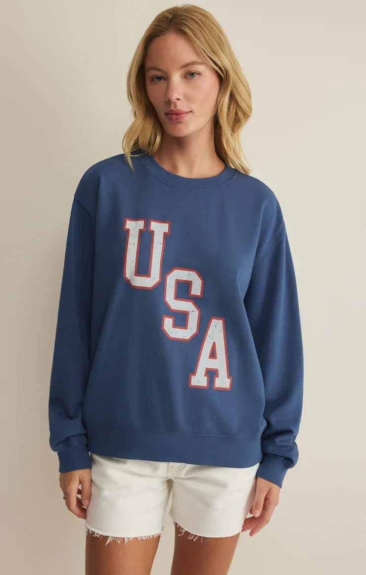 Americana Boyfriend Sweatshirt | Z Supply