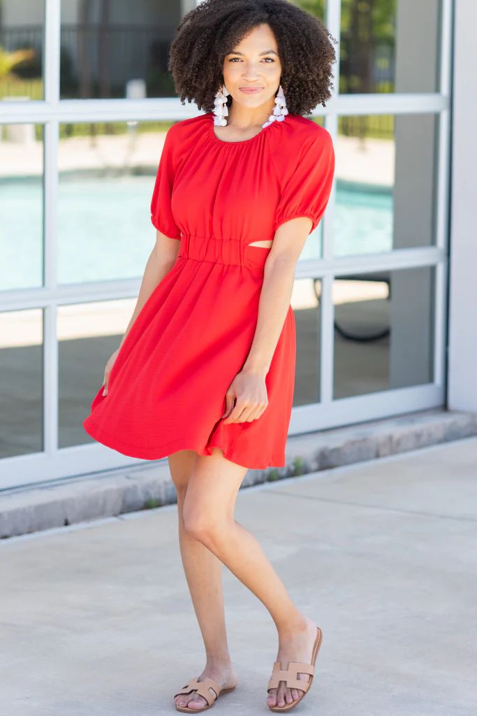 Time For You Red Dress | The Mint Julep Boutique