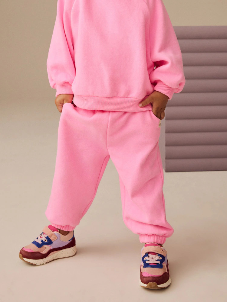 Bright Pink Cuffed Sweat Joggers (3mths-7yrs) | Next US