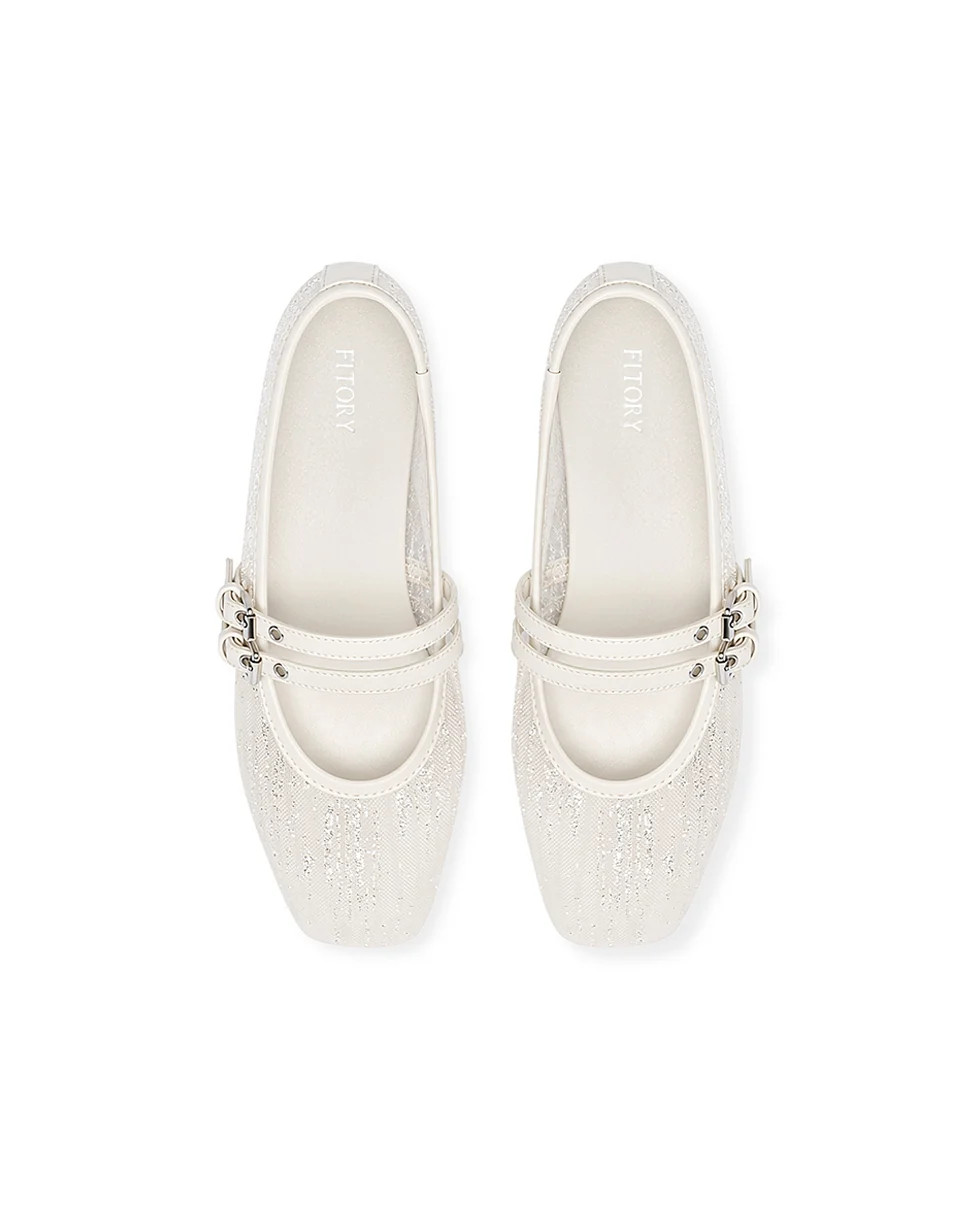 Magic | Square Toe Mary Jane Flats | Fitory Footwear US