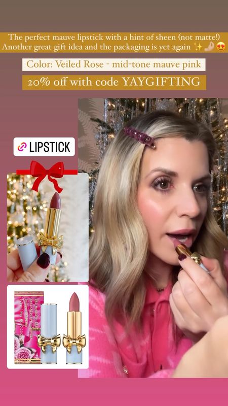 The prettiest lip color by Pat McGrath labs. Color: Veiled Rose - mid-tone mauve pink! This would make the best gift for any lady in your life! 

#LTKbeauty #LTKsalealert #LTKHoliday