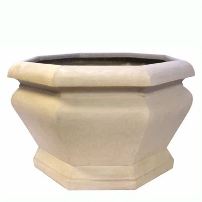 Jardienere Large Octagonal Limestone Pot Planter | Wayfair North America